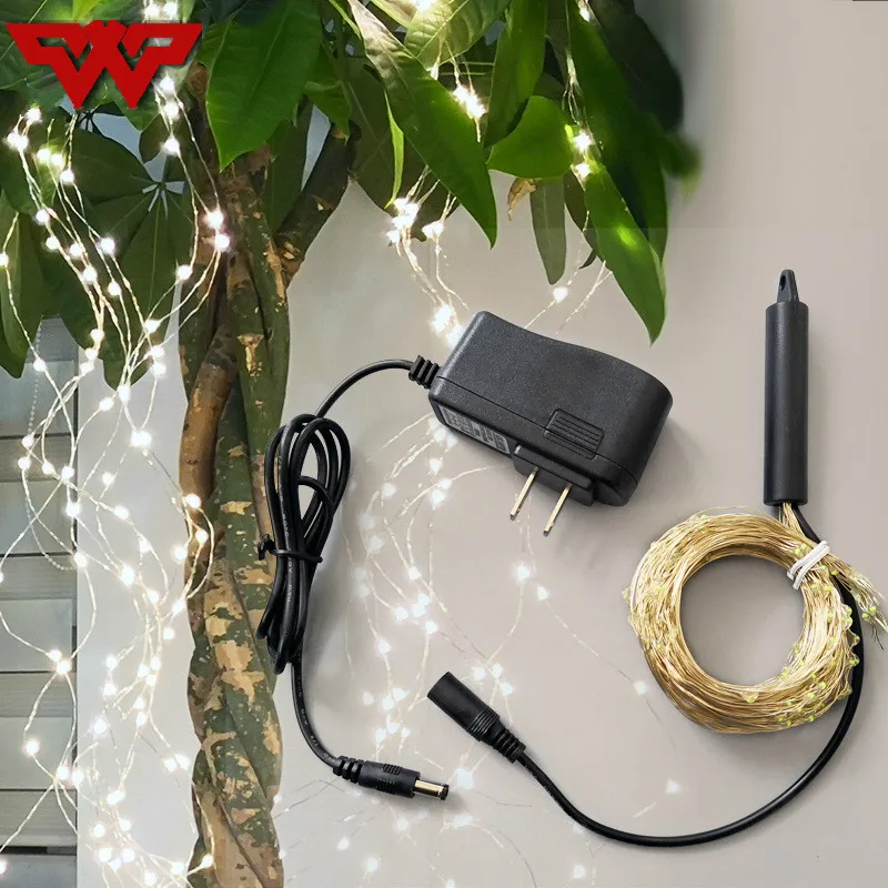 WOOTOP Tree vine lamp string copper wire 2m 200 lamps decorated copper