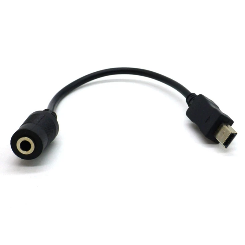 Мини USB мужчина к 3 5 мм Женский Джек аудио кабель Шнур для микрофонного адаптера