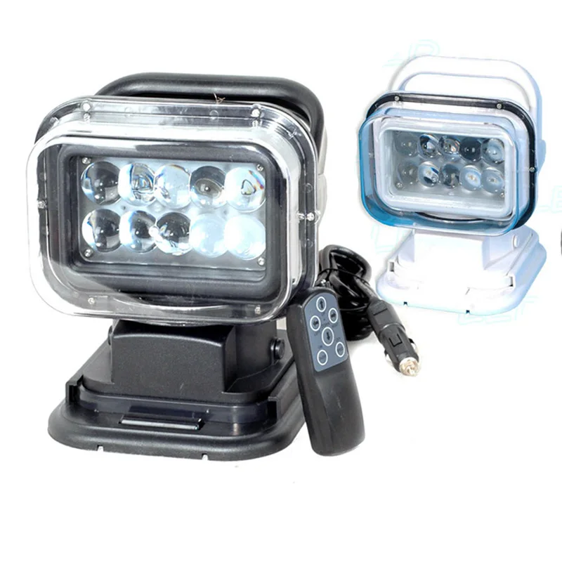  IP67 10-30V Remote control LED Searchlight 7inch 50W Spotlight LED Work Day Light TRUCK SUV BOAT MA - 32610634217
