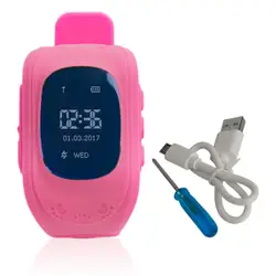 Профессиональный Q50 OLED Дисплей Для детей Смарт наручные часы gps трекер Locator Anti-Потерянный Водонепроницаемый Смарт-часы