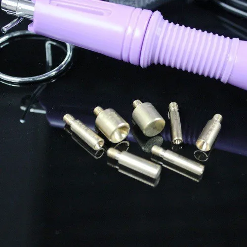 1 шт. фиолетового цвета горячей фиксации устройство горячей фиксации для нанесения страз палочка железа на пистолет одежды инструмент для фиксации тепла