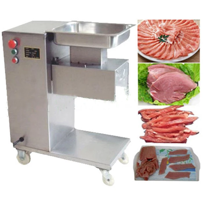 Stainless Commercial Meat Slicer Meat Cutting Machine Cutter 500kg/Hour