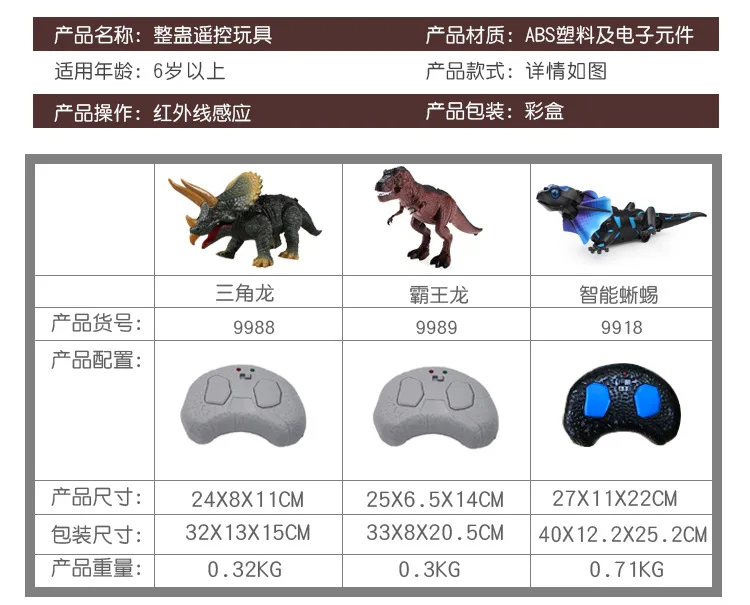 Ходьба дистанционное управление тираннозавр динозавр Рождественская игрушечная лампа звук фигурка инфракрасный