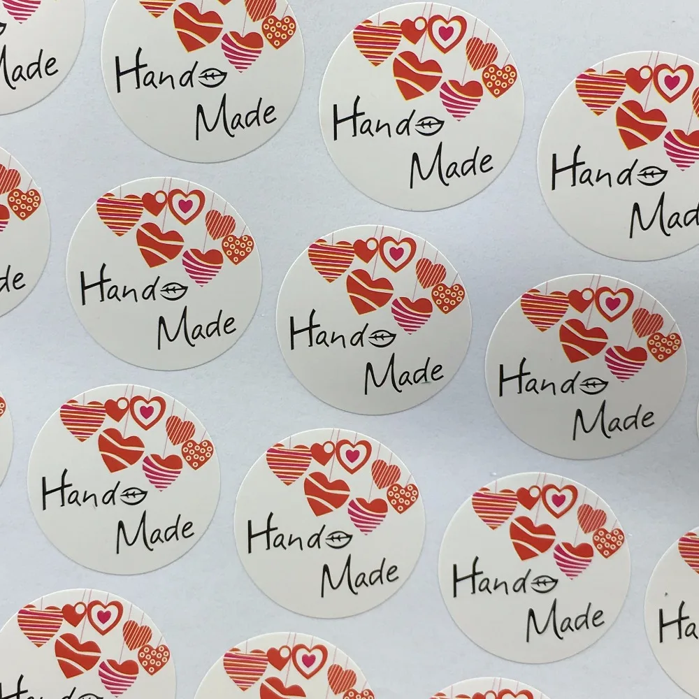 300pcs paper Labels sealing Stickers packaging For Jewelry/Box/gift