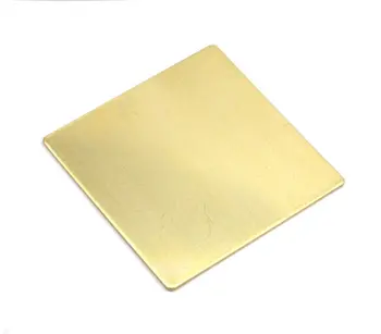 

5 Raw Brass Square Blanks (40x40x0.80 mm) D279