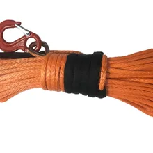 12 мм x 28 м лебедка из синтетического материала СВМПЭ веревка с крюком для 4wd atv utv внедорожный