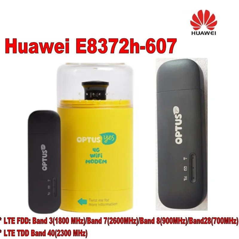 Huawei разблокировать E8372h-607 150 Мбит/с USB Wi Fi 4 г модем плюс 2 шт. антенны и адаптер