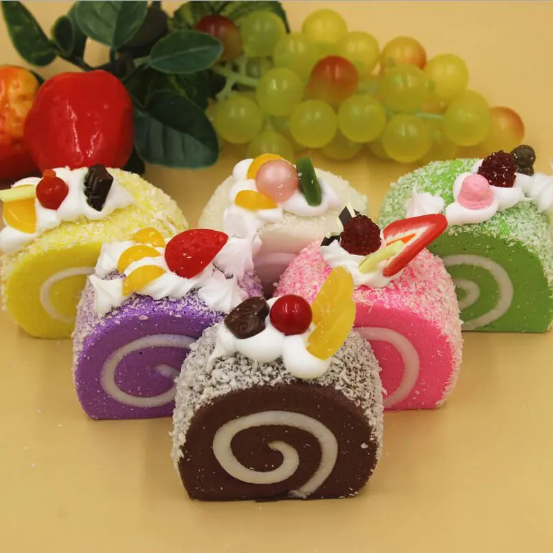 

1PCS Squishy simulation PU large egg rolls slow rebound of toys Teaching props Home furnishings decoration Food model Hall show