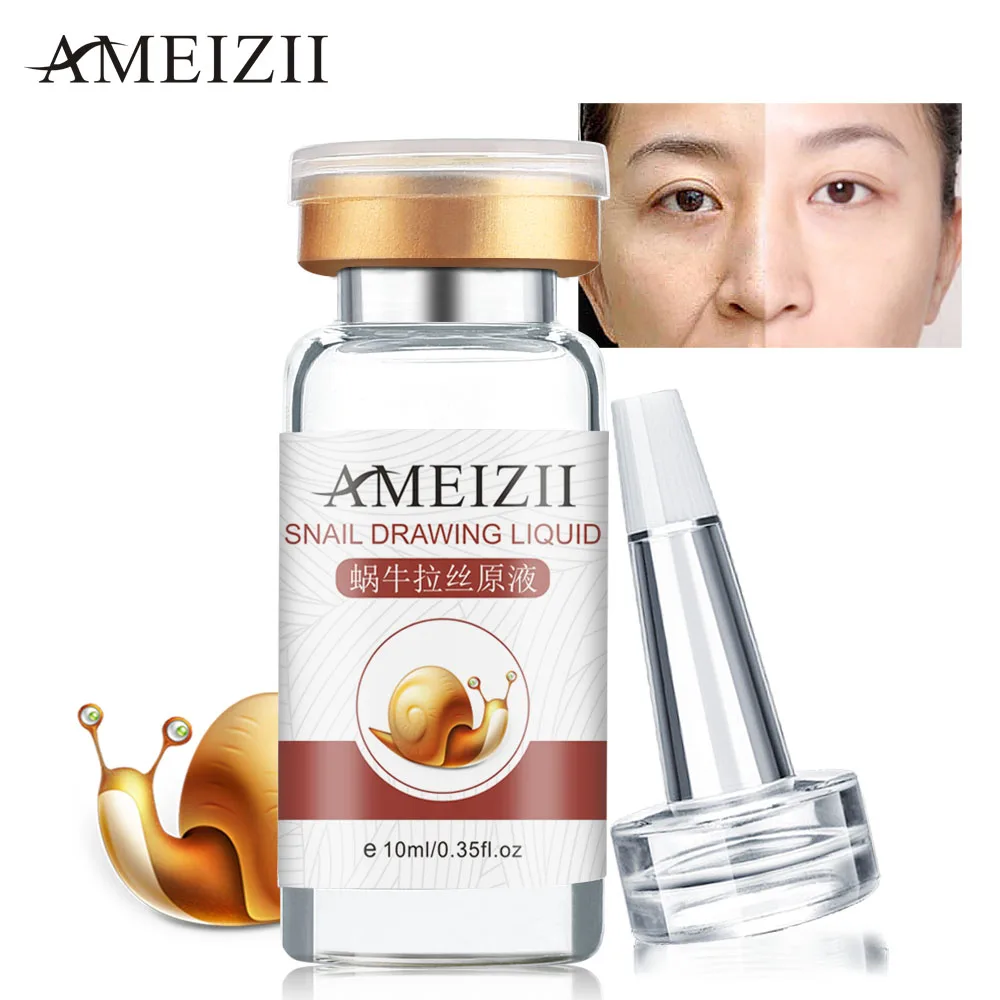 Ameizii 1 шт. сыворотка с гиалуроновой кислотой улитки для лица Коллаген богатый