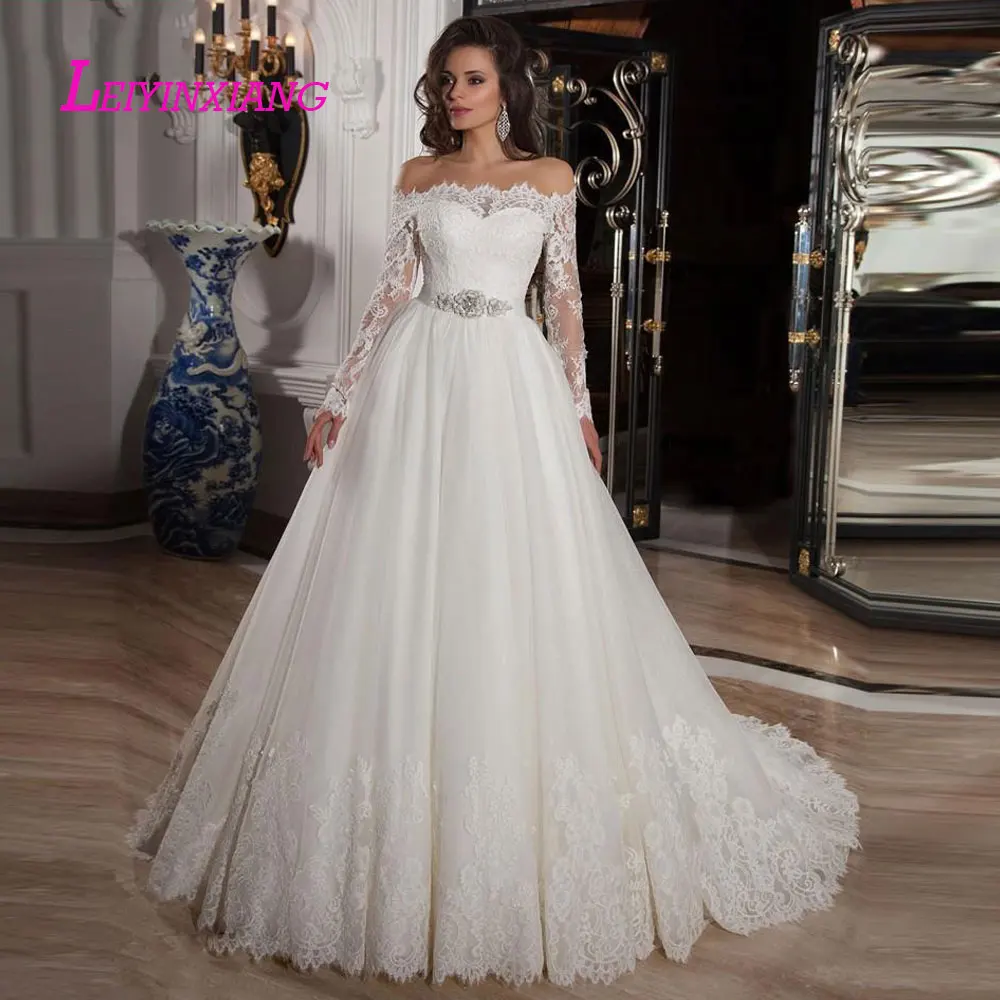 LEIYINXIANG 2019 свадебное платье невесты Vestido De Noiva Sereia халат сексуальное вечернее с