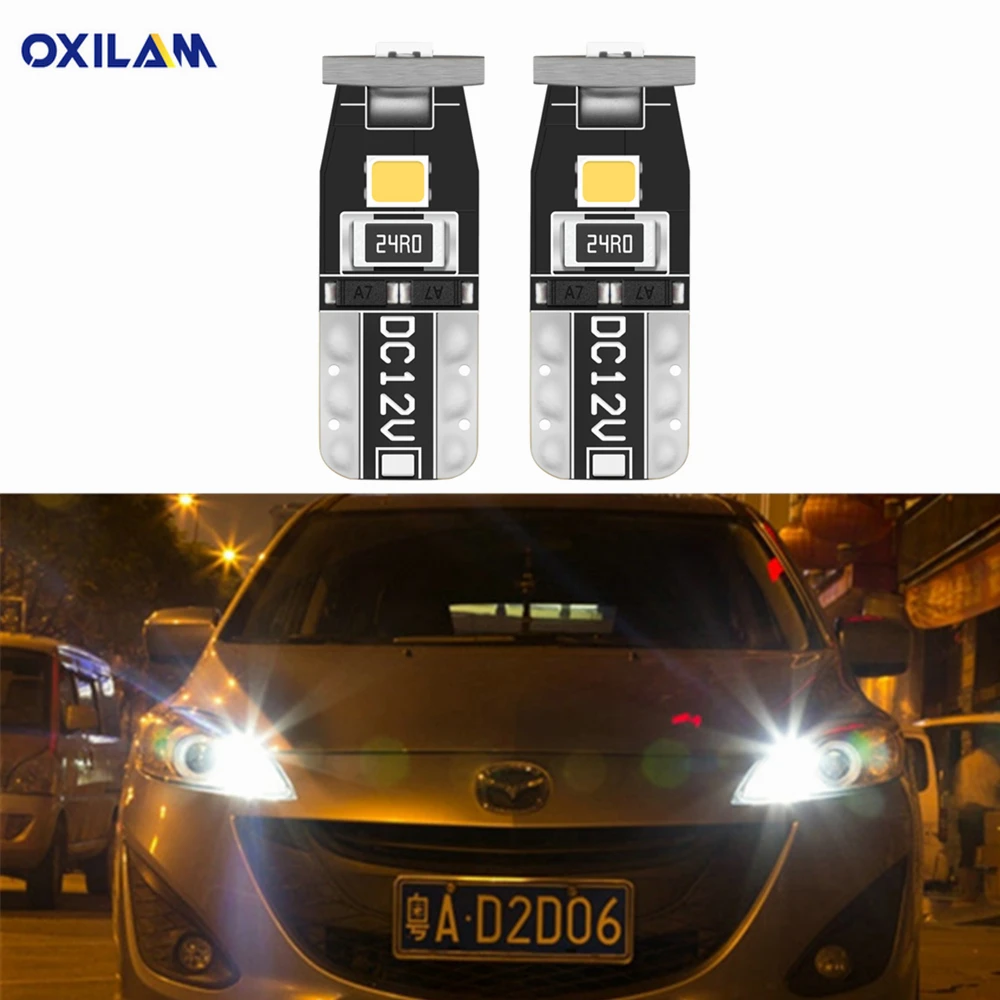 

2x T10 W5W LED Lamp W5W LED 194 168 Clearance Parking Light Bulb for Peugeot 206 407 406 508 308 5008 207 307 106 107 2008 3008