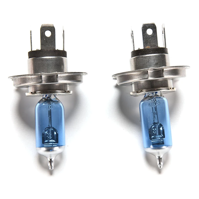 2pcs/set  12V 60/55W H4 Diamond Vision 5000K Super White Car Halogen Headlight Lamp