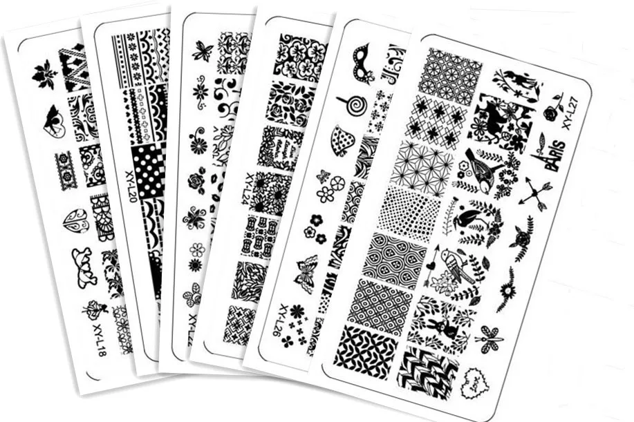 

16PCS/lot Different Design Nail Art Stamping Plate Konad Stamp Image DIY Image Plate Template JT109