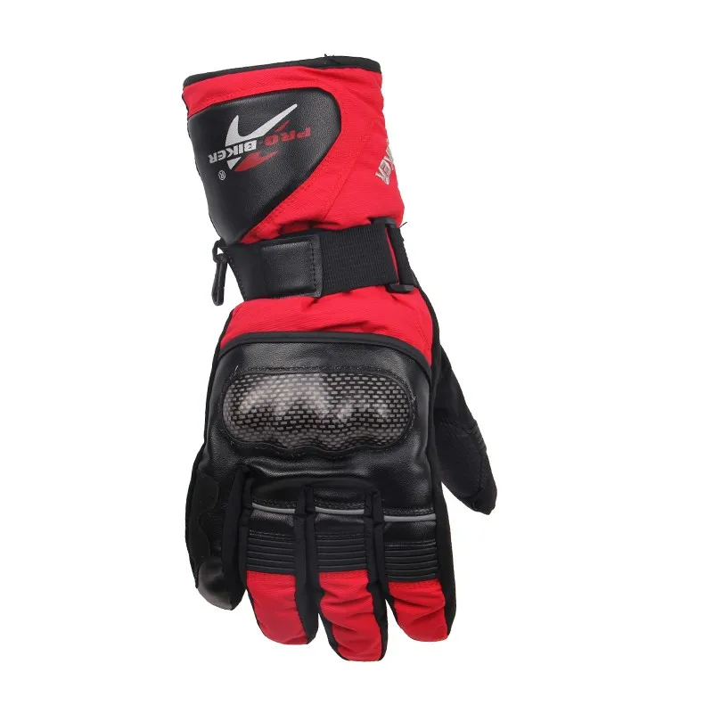 PRO-BIKER перчатки для катания на лыжах и мотоциклах, теплые ветрозащитные мотоциклетные перчатки, Нескользящие мотоциклетные перчатки, HX-05