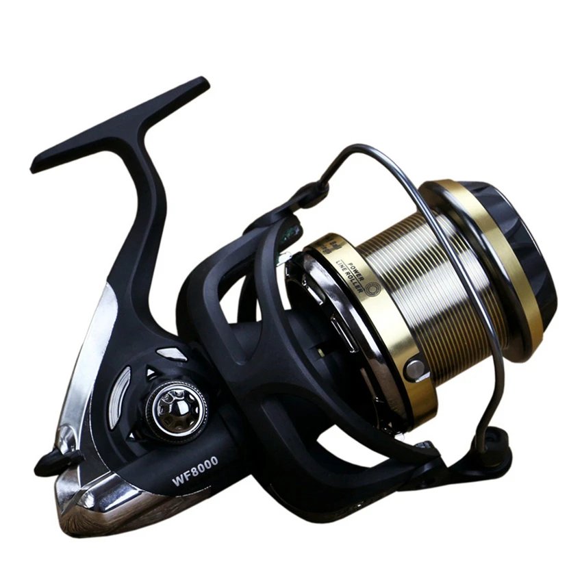 

Upgraded 5.5:1 Saltewater Spinning carretilha de pesca Metal Coil Series Spinning Reel Boat Rock Fishing Wheel reel