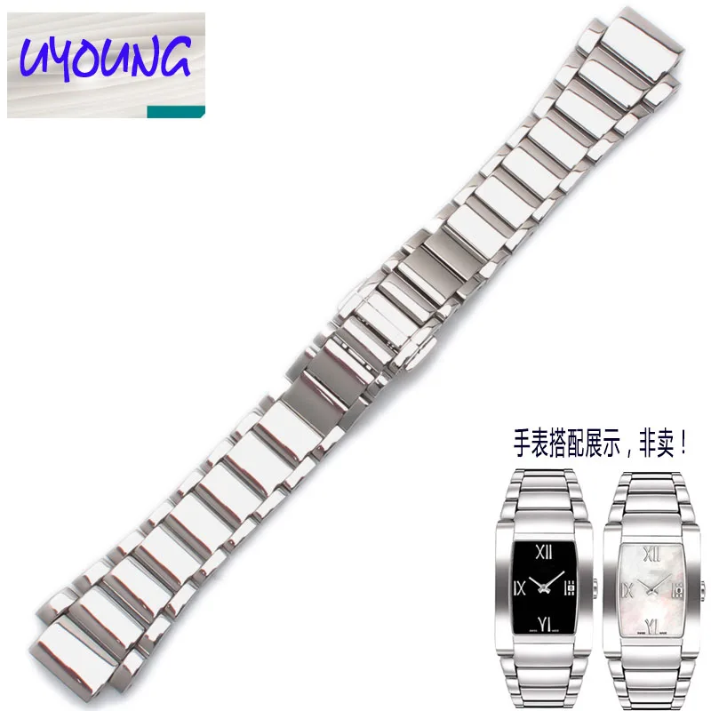 Ремешок из нержавеющей стали для tissot T007309A 22x15 мм сменный Браслет часов tissote|stainless