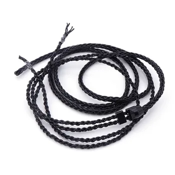 

8 share single crystal copper wire silver plated diy earphone wire headphone cable upgrade cable speaker cable 1.2meter