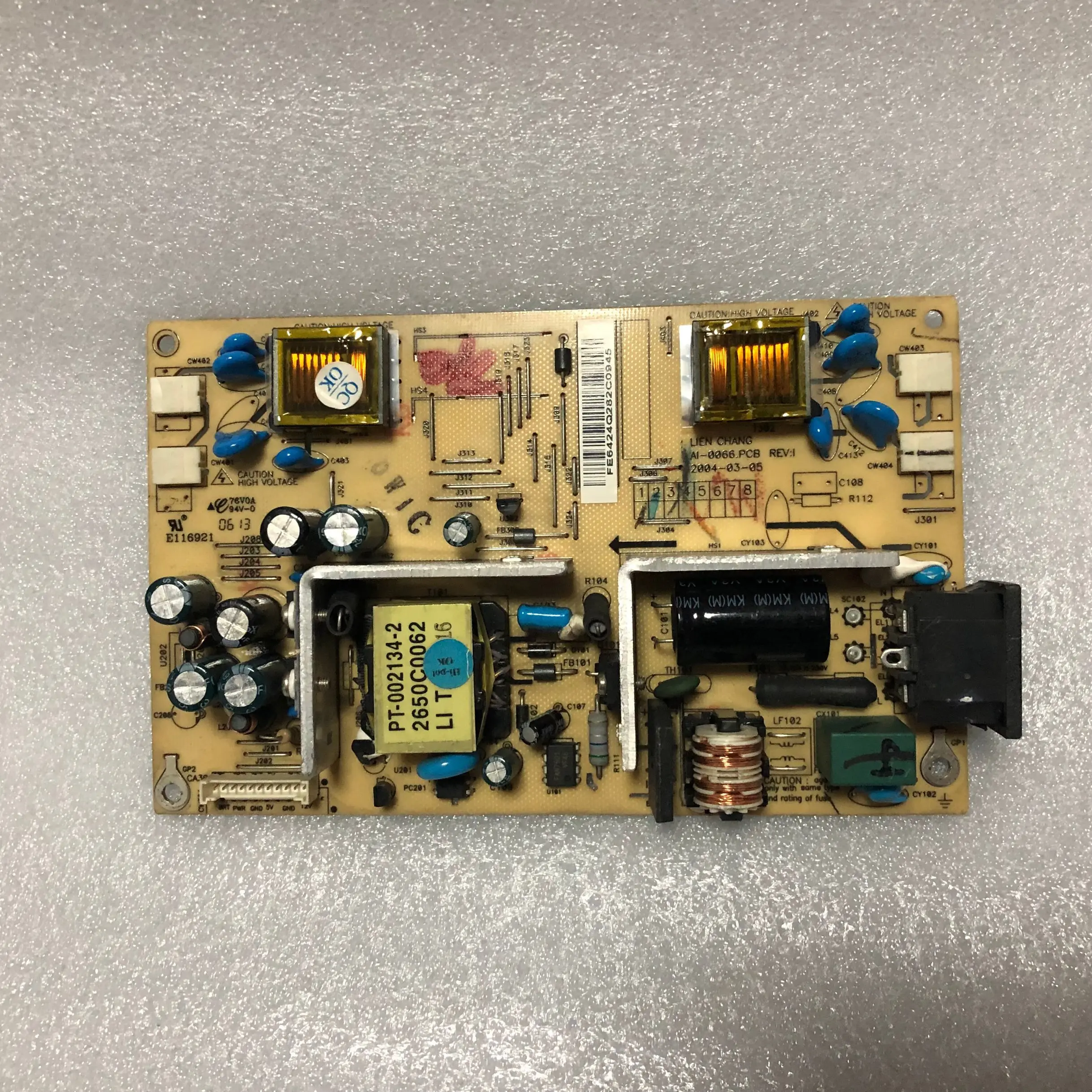 

free shipping Good test for AI-0066.PCB YP1904 L1730S L1710S L1750SQ/L17NS power board