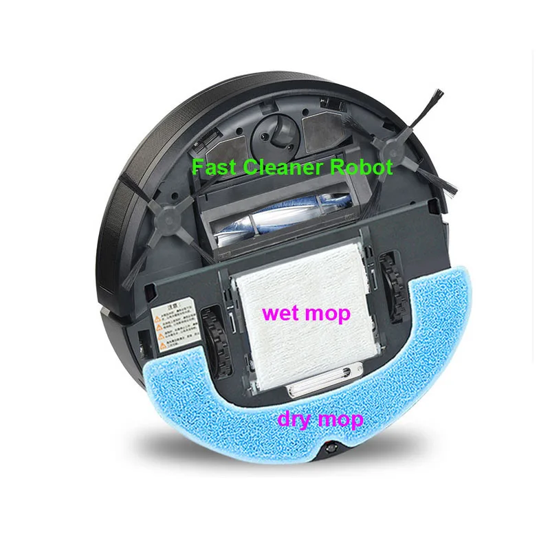 Смартфон Wi-Fi приложение управление влажный и сухой робот пылесос QQ6KDM работает с воздухоочистителем, с литиевой батареей 3350 мАч