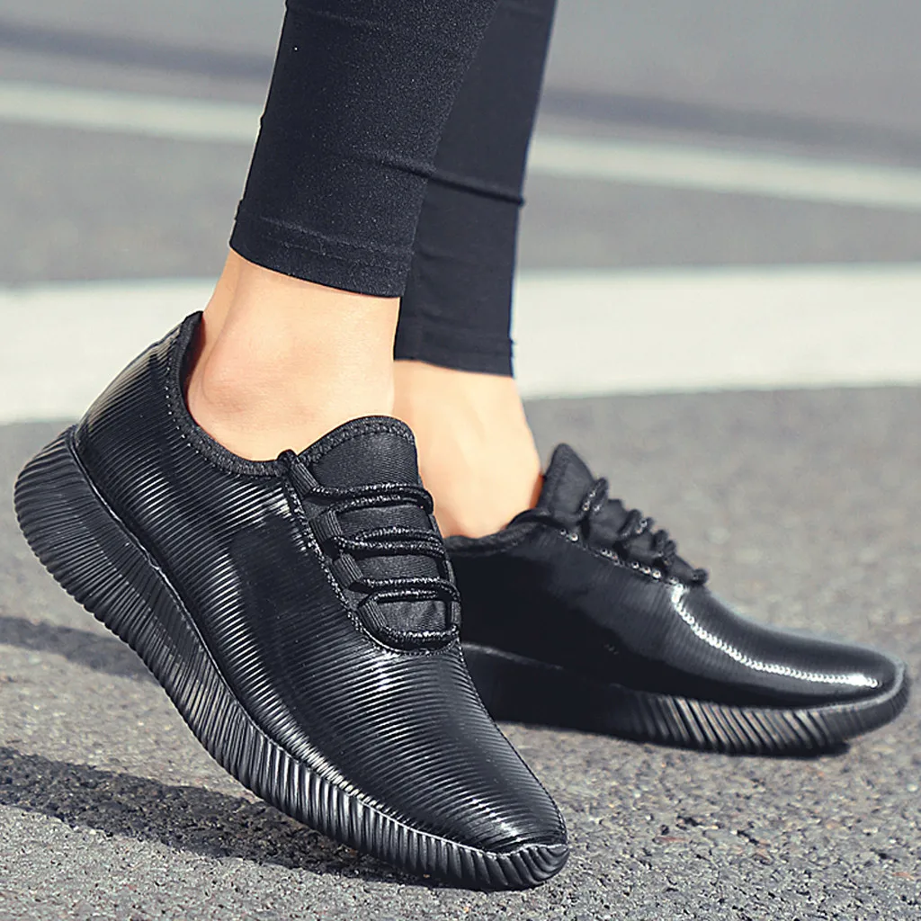 KANCOOLD/модные зеркальные женские кроссовки; повседневные Светоотражающие кроссовки без шнуровки; легкая эластичная обувь