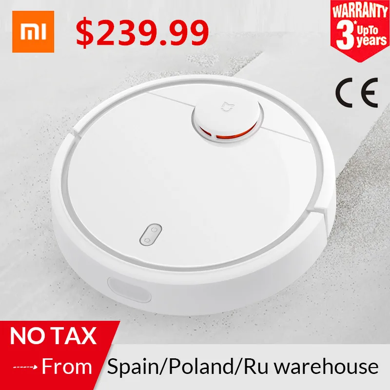 Оригинальный Xiaomi mi робот-пылесос для дома автоматический подметальный заряд