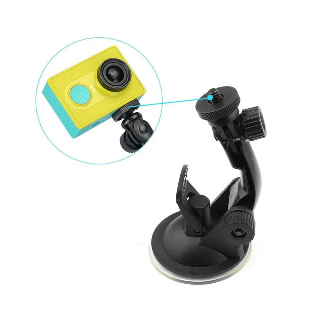Мини присоска для экшн камеры GoPro Hero 6 5 7 4 Sjcam Sj7 Yi 4K H9 Go Pro крепление на Окно Стекло