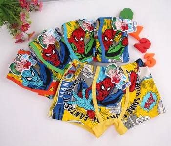 

2019 5pcs/lot Boys Mouse Spiderman Cars Cartoon Children Underwear Cotton Pants for Kids Boys Underpants