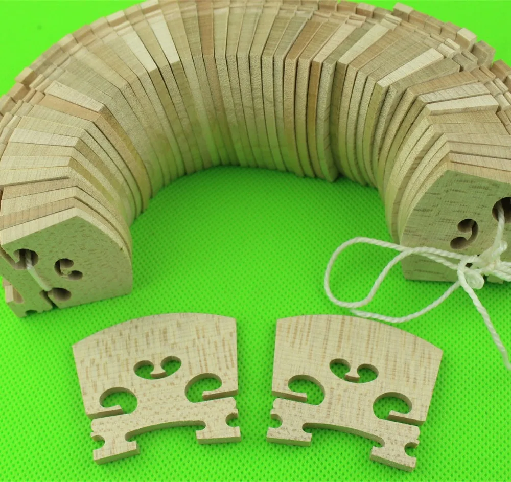 

10 pcs high quality 3/4 violin Bridges.violin accessories