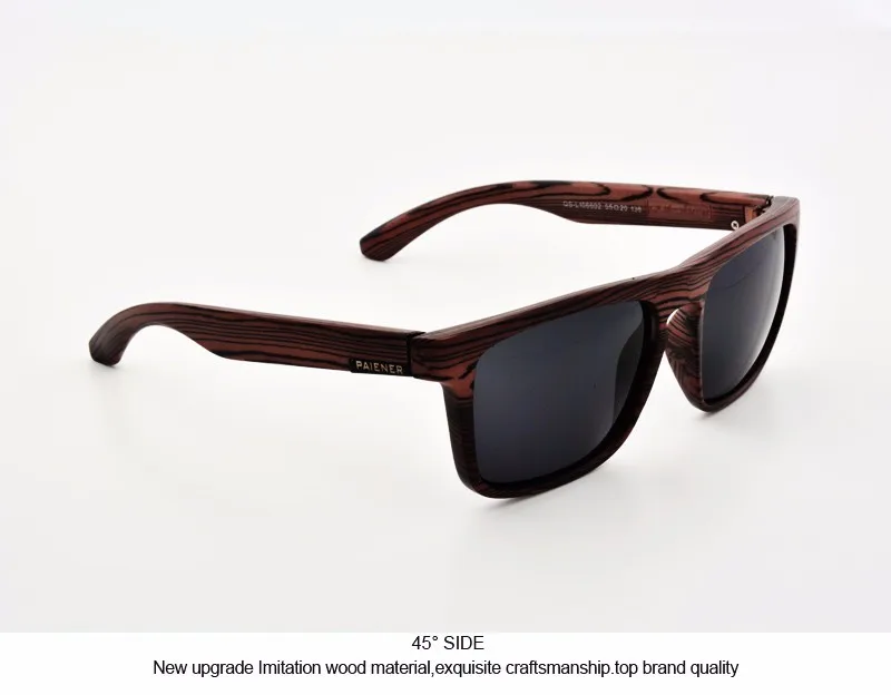 Ретро Имитация бамбукового дерева солнцезащитные очки для мужчин и женщин брендовые дизайнерские спортивные очки Золотые Зеркальные Солнцезащитные очки