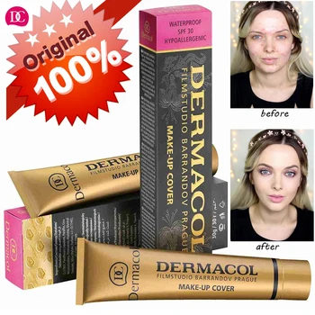 

Original DERMACOL MAKE-UP COVER Waterproof Foundation Primer Legendary Deep Cover Blemish Cream Natural For Face Leg Arm Neck