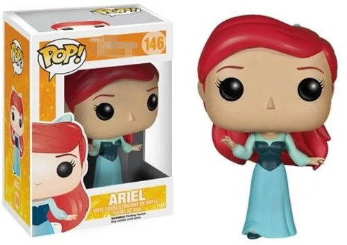 Оригинальный Funko pop маленькая Русалочка Ариэль синее платье красивая принцесса