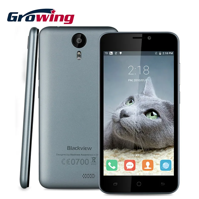 Оригинал Blackview BV2000S смартфон MTK6580 4 ядра сотовых телефонов 1 GB 8 Android 5 3g gps мобильного