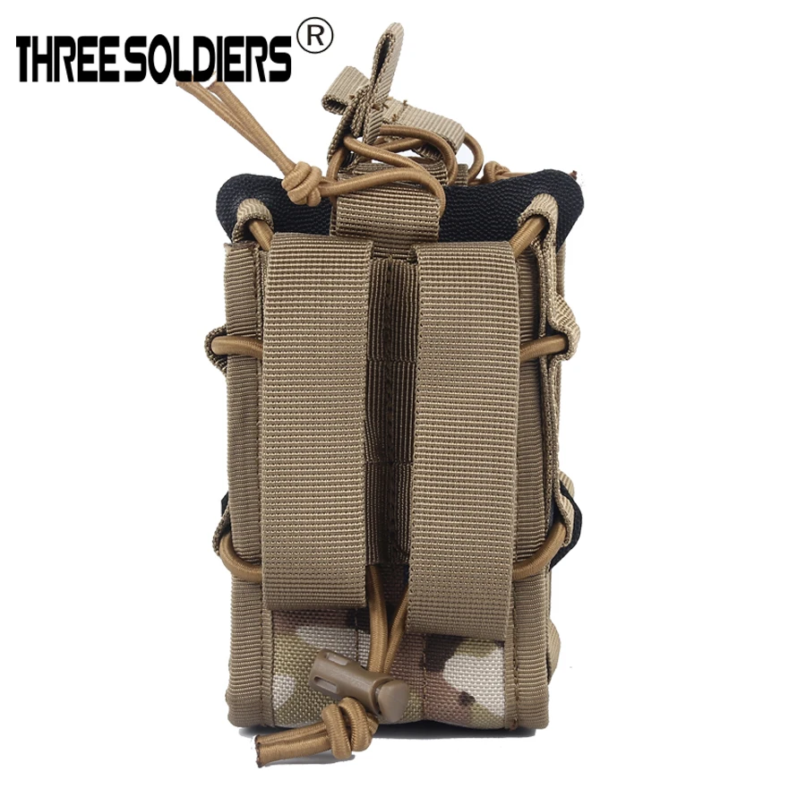 Три солдата M4 5,56 двойной Molle открытый верх подсумок тактический боевой охотничий подсумок сумка поясная сумка