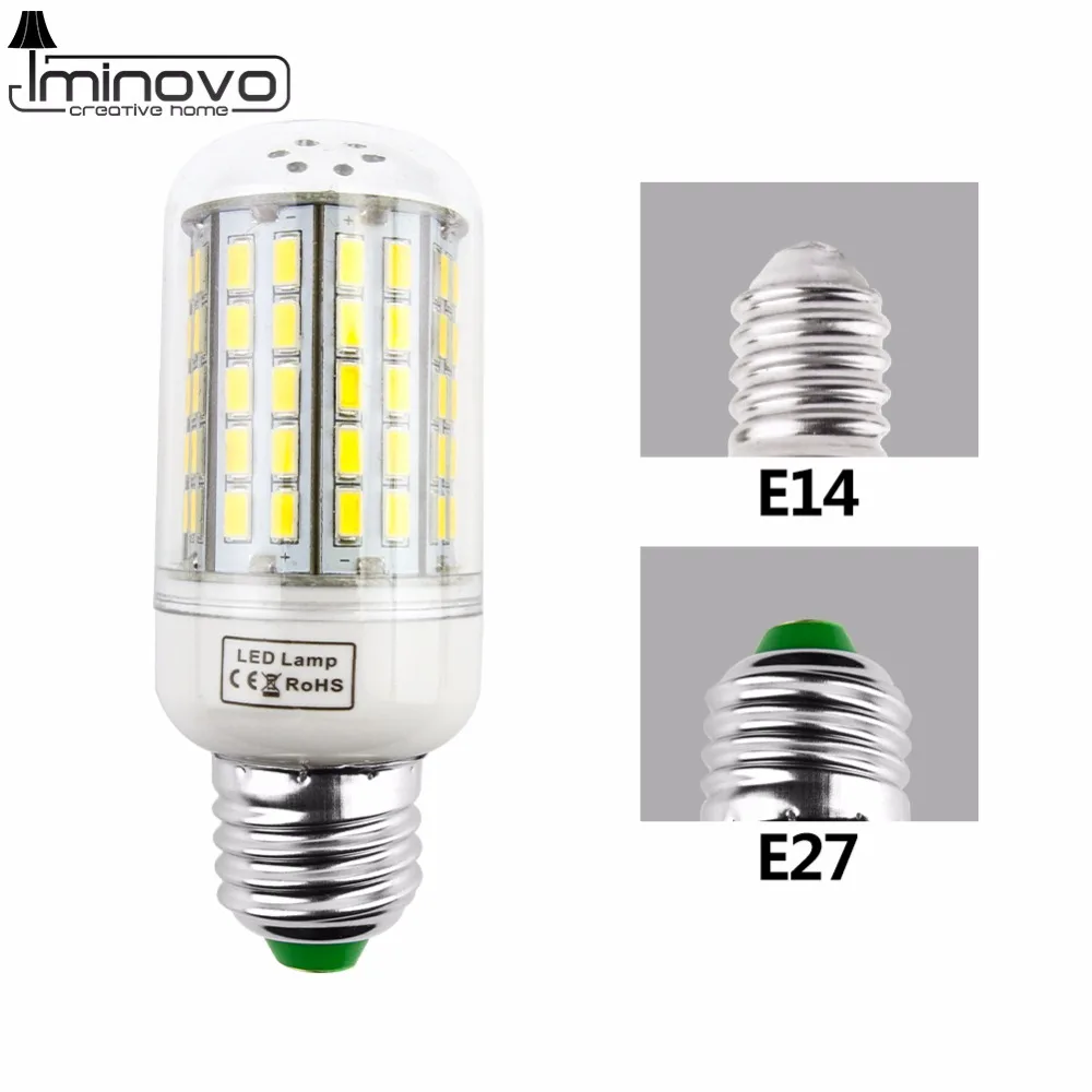 

10 Packs E27 LED Lamp E14 Bulb Bombillas 24 36 48 56 69 72LEDs Chandelier Light For Home Decoration SMD5730 220V Corn Bulb