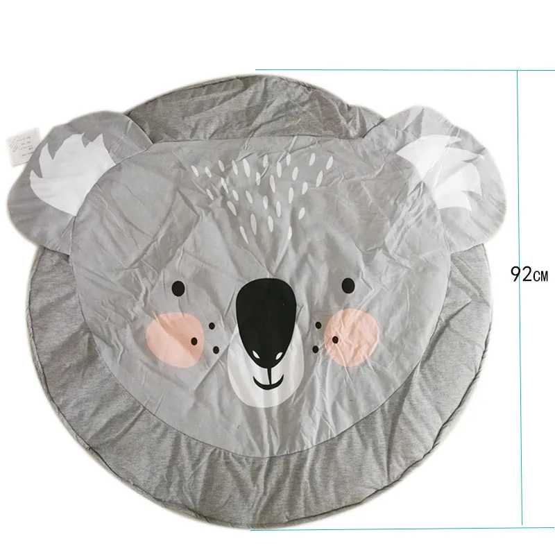 

92cm Baby play Mats Koala climbing carpet infant Crawling Blanket Round Carpet Rug Toys Mat For Children Room Decor Photo Props