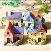 Ornaments Dollhouse Mosses-Decor Lawn Miniature Villa Handmade DIY Micro-Landscape Resin