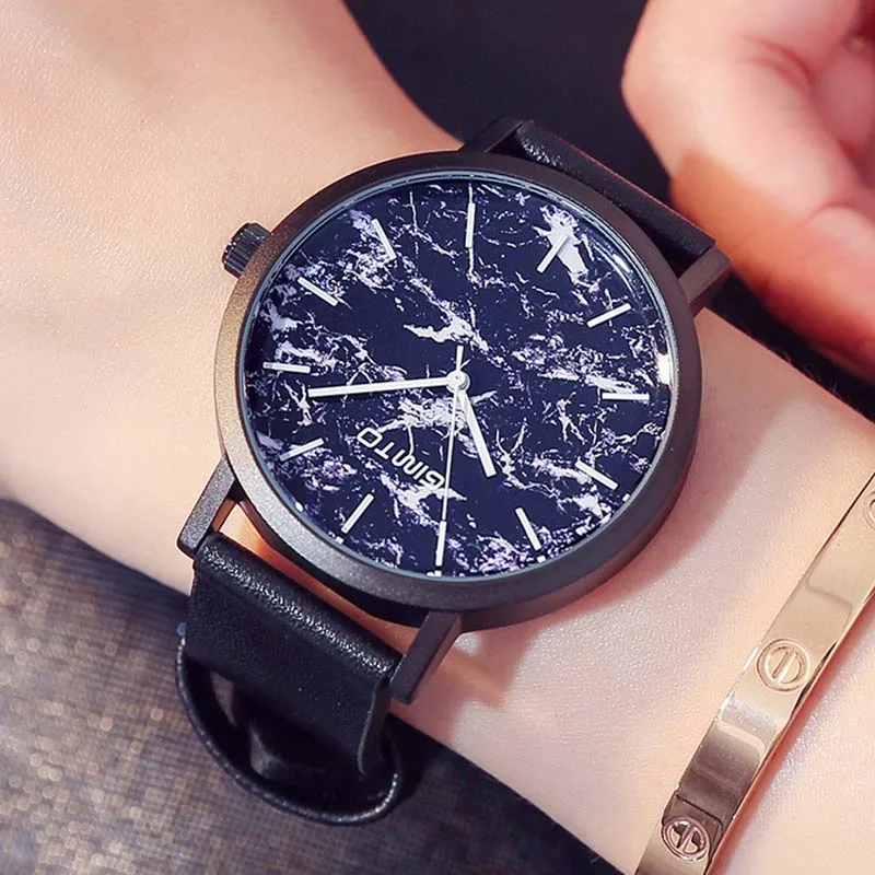

GIMTO Wrist Watch Women Fashion Quartz Leather Watches Top Luxury Brand Ladies Dress Clock Female New Clock Relogio