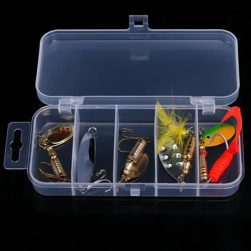 5Pcs Artificial Copper Sequins Carp Fishing Lure Bait Spinner Fishing