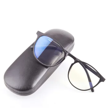 

Gudzws Anti Blue Light Glasses for Computer Game Reduce Eyestrain Anti Scratch Full Lens Retro Style Lightweight Unisex