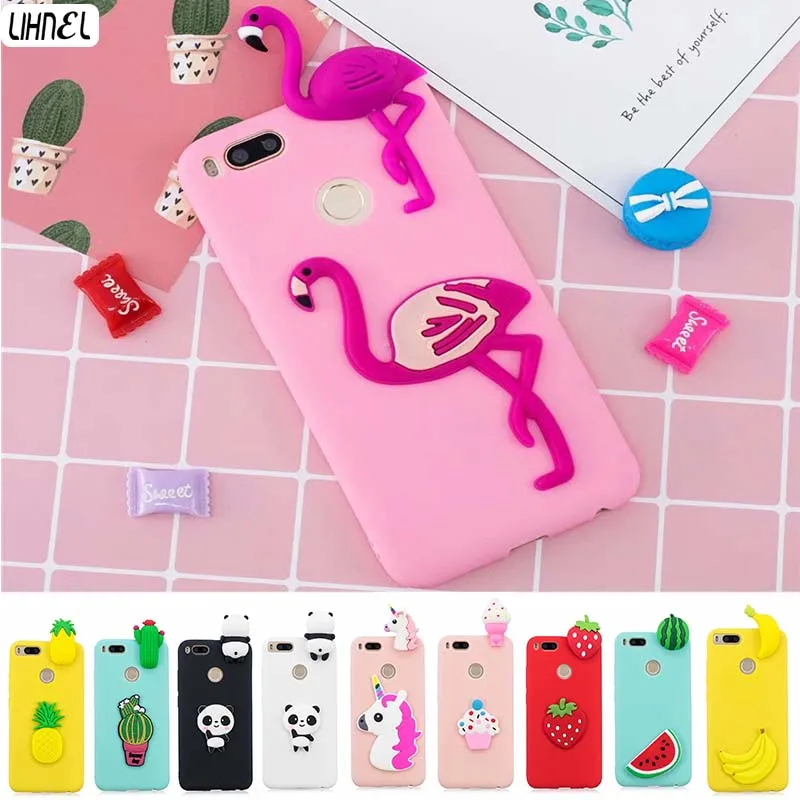 

Pineapple Banana Strawberry Watermelon Panda Unicorn Flamingo DIY TPU Cases for Xiaomi A2 Mi A1 Redmi 4X Note4/4X S2 Y2 Fundas