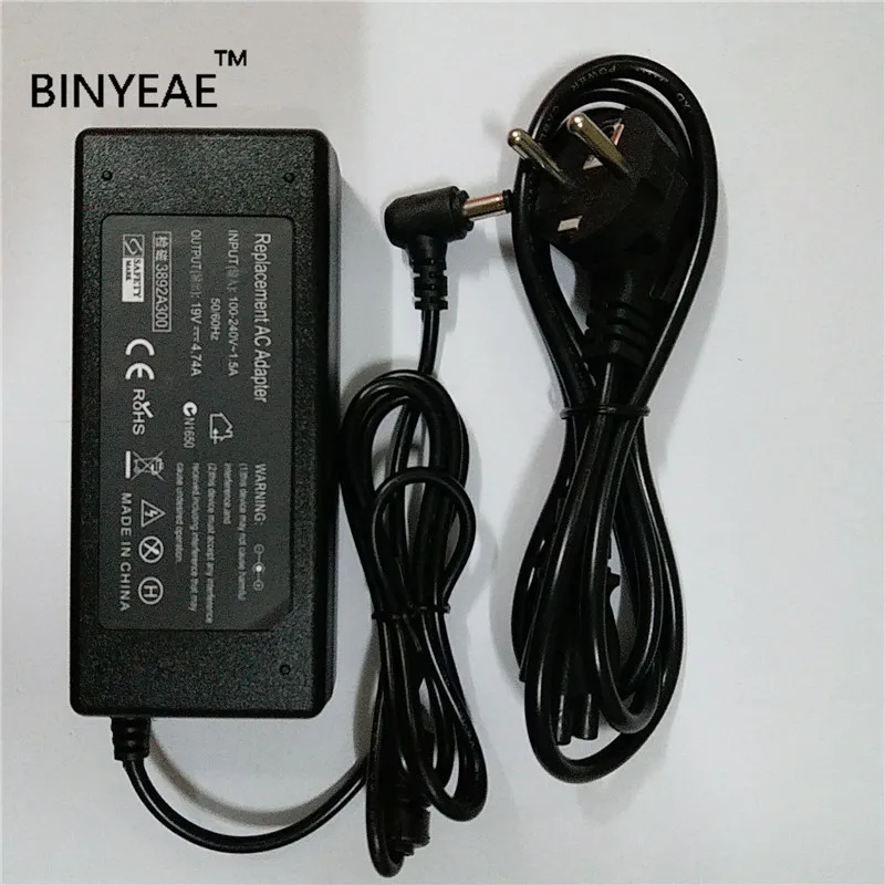 

19V 4.74A 90W AC DC Power Adapter Charger for ASUS A8 K42 52 X42 Z99 F8 M2000 A2 A3 A6