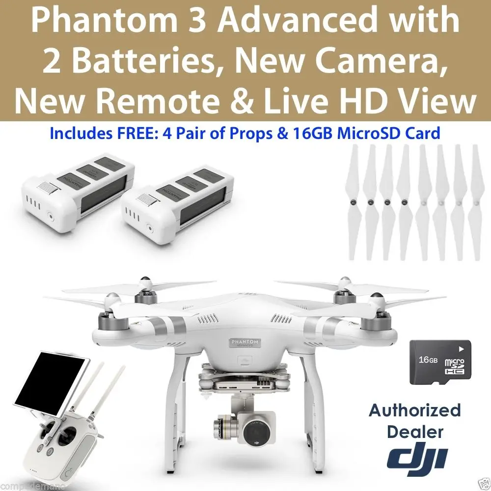  2016 DJI Phantom 3 Advanced FPV Drone with 4K Full HD WIFI Camera Brushless Gimble GPS System Quadcopter Gift Free Shipping 