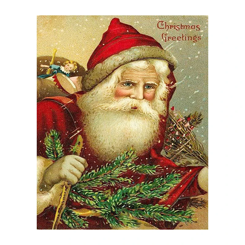 Full Round Diamond painting Christmas Full Square Diamond mosaic Santa Claus 5D DIY Diamond embroidery Cross stitch new Year 20