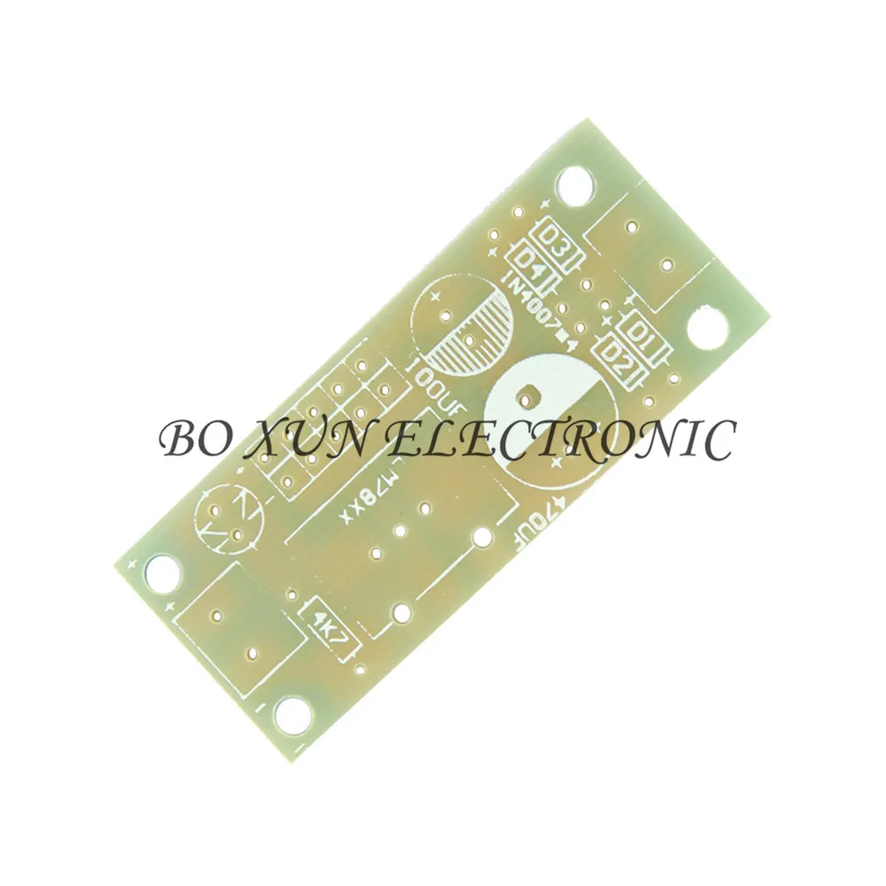 5 шт. LM78XX LM7805 LM7812 L78XX PCB регулятор фиксированного напряжения прототип печатной