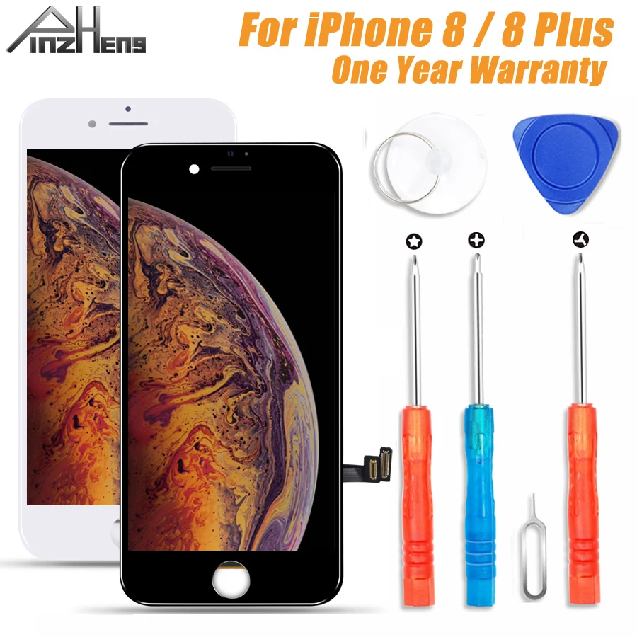 

2019 New PINZHENG AAAA Quality Screen LCD For iPhone 8 Plus Screen Touch Display LCD Digitizer 8 Plus Screen LCDS Replacement
