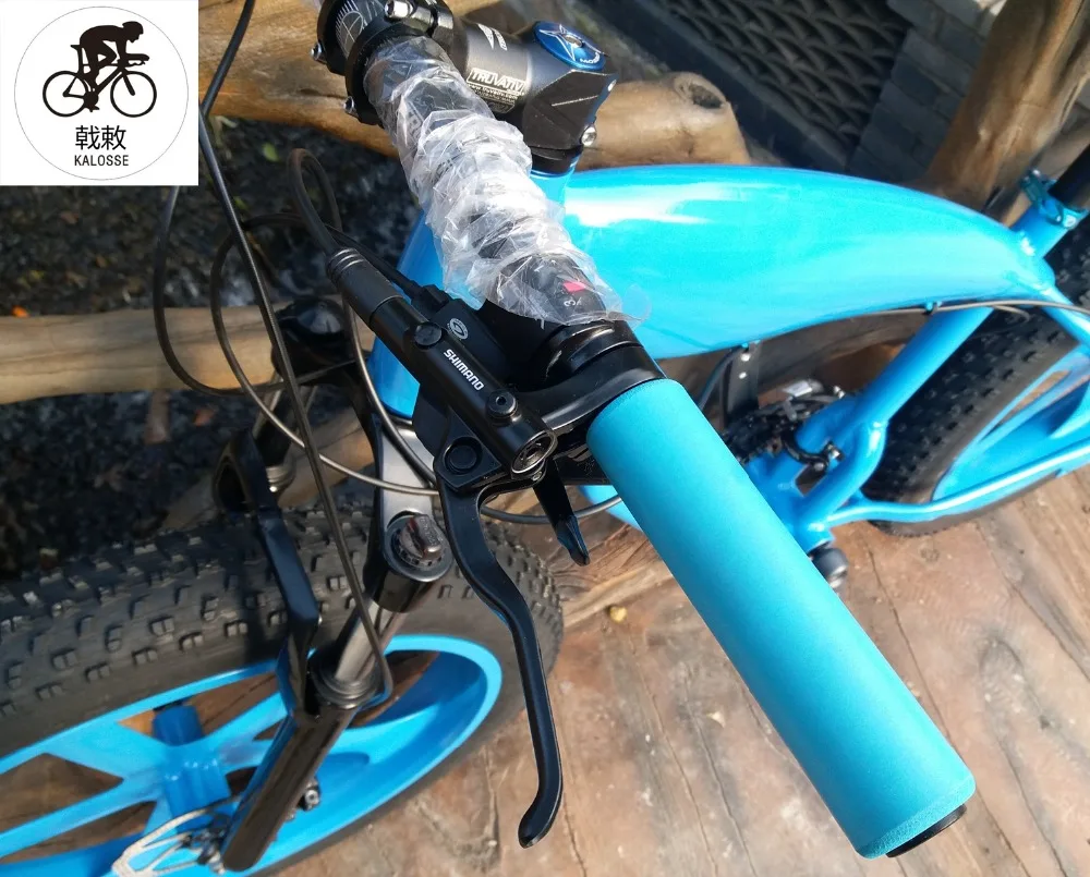 Perfect Kalosse five spokes wheels  snow bike  27 speed   26*4.0 aluminum alloy  Fat  mountain bicycle   Hydraulic  brakes 6