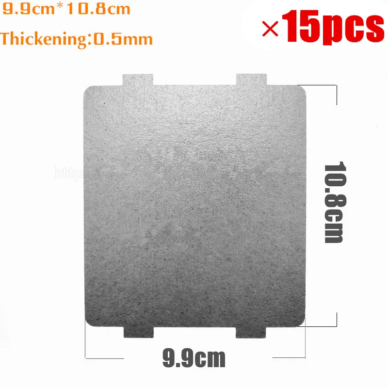 

15PCS/lot 9.9*10.8cm Spare parts for microwave ovens mica microwave mica sheets for Midea magnetron cap midea microwave