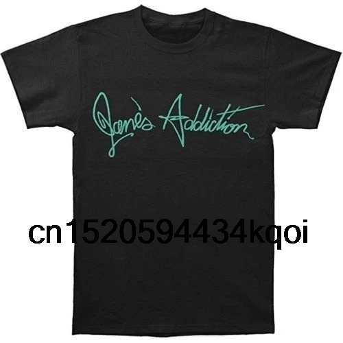 Мужская Повседневная футболка с логотипом Jane's Addiction Script|Футболки| |