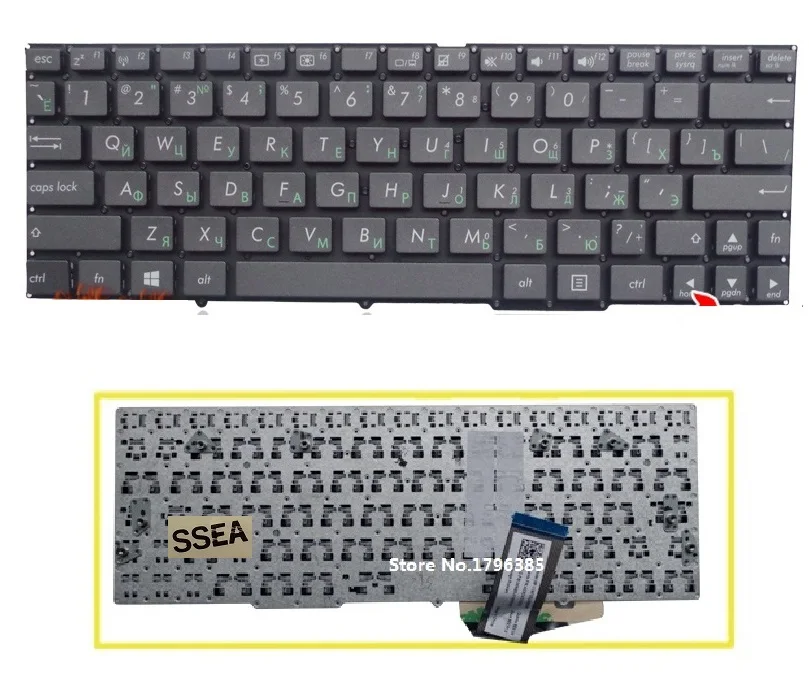 Русская клавиатура SSEA для ноутбука ASUS трансформатор T100 T100A T100T T100H T100TA RU без рамы |