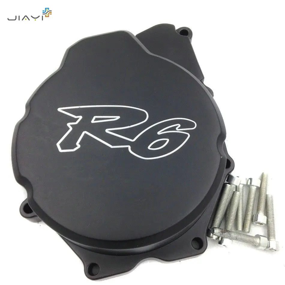 

CNC Billet Stator Engine Cover Crankcase Right Crank Case Generator Chrome For Yamaha YZF R6 2006-2013 2007 2008 2009 2010 2012